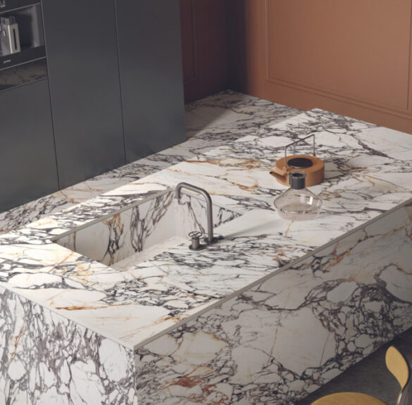 Corchi Gold Kitchen Bench